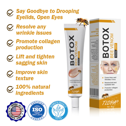 (Made and Shipped from USA) 🧑‍⚕️TLOPA® Botox Bee Venom Wrinkle Removal Cream- LAST DAY 70% OFF💧