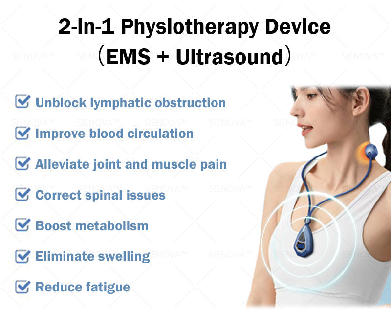Portable Lymphatic Detox & Arthritis Treatment Device 👨‍⚕️ Original 2-in-1 Therapy | Recommended by ESPT ✅