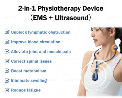 Portable Lymphatic Detox & Arthritis Treatment Device 👨‍⚕️ Original 2-in-1 Therapy | Recommended by ESPT ✅