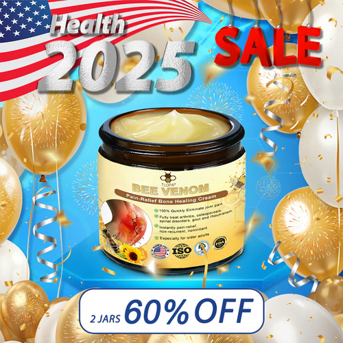Official Store: TLOPA® Bee-Venom Pain-Relief Bone Healing Cream👨‍⚕️USA Osteopathic Medical Association （AAOS）Approved(Reducing joint swelling, pain, stiffness, redness, warmth, soreness, and joint fatigue)