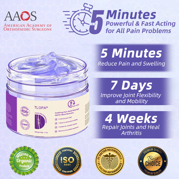 𝐎𝐟𝐟𝐢𝐜𝐢𝐚𝐥 𝐒𝐭𝐨𝐫𝐞: 𝐓𝐋𝐎𝐏𝐀® 𝑺𝒉𝒂𝒓𝒌 𝑪𝒂𝒓𝒕𝒊𝒍𝒂𝒈𝒆 𝑷𝒂𝒊𝒏-𝑺𝒐𝒐𝒕𝒉𝒊𝒏𝒈 𝑩𝒐𝒏𝒆 𝑹𝒆𝒄𝒐𝒗𝒆𝒓𝒚 𝑮𝒆𝒍🪻𝑨𝒎𝒆𝒓𝒊𝒄𝒂𝒏 𝑨𝒄𝒂𝒅𝒆𝒎𝒚 𝒐𝒇 𝑶𝒓𝒕𝒉𝒐𝒑𝒂𝒆𝒅𝒊𝒄 𝑺𝒖𝒓𝒈𝒆𝒐𝒏𝒔 (𝑨𝑨𝑶𝑺) 𝒓𝒆𝒄𝒐𝒎𝒎𝒆𝒏𝒅 (𝟧-𝗆𝗂𝗇𝗎𝗍𝖾 𝗉𝖺𝗂𝗇 𝗋𝖾𝗅𝗂𝖾𝖿, 𝟩 𝖽𝖺𝗒𝗌 𝗍𝗈 𝗋𝖾𝗌𝗍𝗈𝗋𝖾 𝗃𝗈𝗂𝗇𝗍 𝗆𝗈𝖻𝗂𝗅𝗂𝗍𝗒, 𝟦 𝗐𝖾𝖾𝗄𝗌 𝖿𝗈𝗋 𝖼𝗈𝗆𝗉𝗅𝖾𝗍𝖾 𝗁𝖾𝖺𝗅𝗂𝗇𝗀)