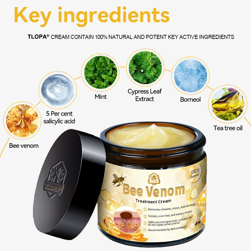 Skin tested certification | 𝙏𝙇𝙊𝙋𝘼™ Bee Venom Skin Treatment Cream (AAD Recommended) (Up to 70% off)