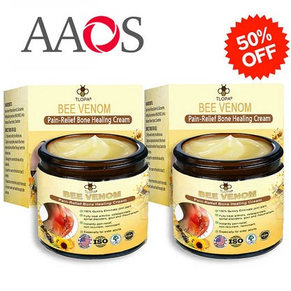 Official Store:TLOPA® Bee-Venom Pain-Relief Bone Healing Cream 🔥USA Osteopathic Medical Association （AAOS）Approved(Reducing joint swelling, pain, stiffness, redness, warmth, soreness, and joint fatigue)